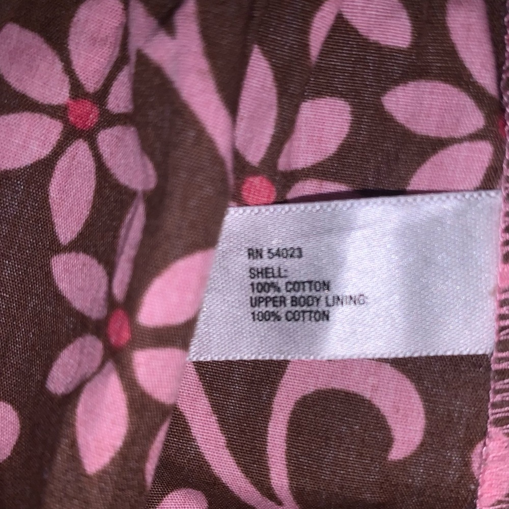 Baby Gap Brown With Pink Dress Size 3-5 Months - Picture 7 of 7